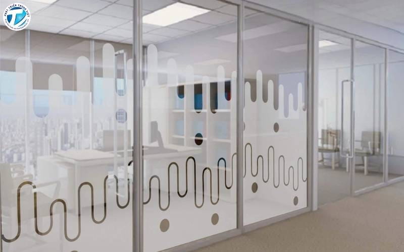 Hình ảnh về in decal trong dán kính